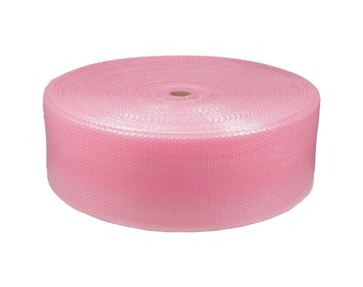 Anti-static Pink Bubble Cushioning Wrap Roll - 750 Feet x 12 Inches, 3/16 Inch Bubbles, Perforated Every 12 Inches